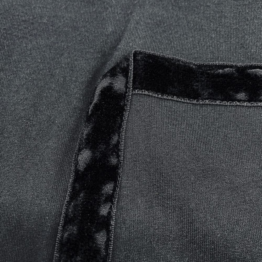 🔴 Visvim Velour Detail T-Shirt - Black - Picture 5 of 11